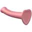 Насадка для страпона Strap-On-Me Mono Density Dildo Rose M - миниатюра 2