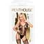 Бодістокінг з імітацією корсета та пояса для панчіх Penthouse - Love Bud Black S/L - мініатюра 3