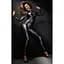 Комбінезон Noir Handmade F162 Powerwetlook overall With Leash and two-way zipper - S - мініатюра 4