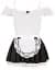 Костюм покоївки Cottelli Collection Costumes Maid's S білий - мініатюра 3