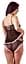 Комплект Cottelli Collection Top and Panties M чорний - мініатюра 2