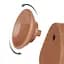 Фалоімітатор Lovetoy Sliding-Skin Dual Layer Dong 8.5'' 20 см (коричневий) - мініатюра 3