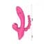 Вибратор Erospace Sweet Play Sucking Vibrator With Anal Beads A3 20.8 см розовый - миниатюра 5