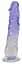 Фалоімітатор Crystal Clear Dildo 22.5 см мульти - мініатюра 2