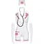 Еротичний костюм медсестри Obsessive Emergency dress S/M, White - мініатюра 2