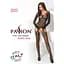 Бодістокінг Passion BS055 Black, комбінезон, імітація панчох і пояса, довгий рукав, закрите плече - мініатюра 7