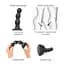 Насадка для страпону Strap-On-Me Dildo Plug Balls Black L - мініатюра 3