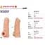 Насадка на член Kokos Nude Sleeve NS 001 M - миниатюра 5
