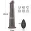 Вібратор Lovetoy Dual-Layered Silicone Nature Cock 10'' 25.3 см (чорний) - мініатюра 6