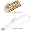 Затискачі для сосків з легкої підвіскою Lockink Adjustable Nipple Clamps With Light Pendant - Golden - мініатюра 8
