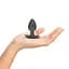 Анальная пробка Ouch! Smooth Anal Plug Metallic M 7.9 см (серый) - миниатюра 5