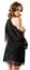 Комплект Cottelli Collection Lingerie Chemise Set L чорний - мініатюра 4