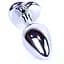 Анальна пробка Boss Of Toys Boss Series - Jewellery Silver Heart Plug Black S, BS6400047, Срібний / Чорний - мініатюра 6