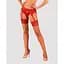 Панчохи під пояс із широким мереживом Obsessive Lacelove stockings M/L - мініатюра 4
