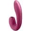 Вакуумний стимулятор клітора з вібрацією Satisfyer Sunray малиновий - мініатюра 1