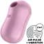 Вакуумний стимулятор із вібрацією Satisfyer Cotton Candy Фіолетовий - мініатюра 2