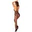 Сітчастий бодістокінг з імітацією боді Obsessive Bodystocking G332 S/M/L, Black, з доступом - мініатюра 6
