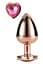Анальна пробка Gleaming Love Gold Plug M 8.3 см (золотий) - мініатюра 2