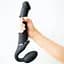 Безремінний страпон з вібрацією Strap-On-Me Vibrating Black M - мініатюра 6