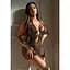 Сукня Leg Avenue Lurex RhinestOne Keyhole Halter Dress One Size Black/Silver - мініатюра 12