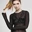 Портупея Bijoux Indiscrets MAZE - Halter Bra Harness Black - мініатюра 7
