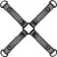 Хрестовина Bedroom Fantasies Hogtie 4 - Way RestRaint Cross - Black - мініатюра 1
