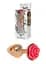 Анальная пробка Jewellery Red Gold PLUG ROSE- Pink Boss Series 64-00127 98273 - миниатюра 1