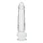 Фалоімітатор RealRock Crystal Clear 10" 25.4 см (прозорий) - мініатюра 8