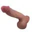 Фаллоимитатор Pretty Love Sliding Skin 9.2'' 23.4 см коричневый - миниатюра 3