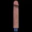 Вібратор Lovetoy Real Softee 9" Platinum Silicone 22.8 см коричневий - мініатюра 5