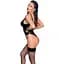Боді Noir Handmade F244 Powerwetlook Body With high cut bottom hem - M - мініатюра 2