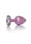 Анальна пробка B-Series HeavyFun Jewellery Pearl Pink Plug M 8 см (прозорий) - мініатюра 3