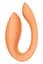Вібратор Dreamtoys Glam Couples Vibrator 8.5 см помаранчевий - мініатюра 2