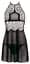 Комплект Cottelli Collection Lingerie Chemise Set S чорний - мініатюра 7