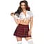 Эротический костюм Leg Avenue Classic School Girl Red M/L - миниатюра 1