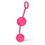 Вагінальні кульки зі зміщеним центром ваги Love Balls With Counterweight Pink - мініатюра 5