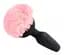 Анальна пробка Tailz Pink Bunny Tail 19 см (чорний) - мініатюра 1