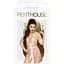 Комплект з прозорим пеньюаром та мініатюрними стрінгами Penthouse - Midnight Mirage Rose S/L - мініатюра 3