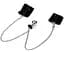 Наручники с металлической анальной пробкой Art of Sex Handcuffs with Metal Anal Plug Size M Black - миниатюра 3