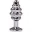 Анальна пробка Fantasy Silver Ribbed Butt Plug S 7 см (рожевий) - мініатюра 1