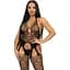 Бодістокінг з відкритим доступом Leg Avenue Net suspender bodystocking One size Black мереживо - мініатюра 1