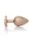Анальна пробка з кристалом Jewellery Pearl Gold Heart Plug L 9 см (прозорий) - мініатюра 5
