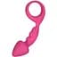 Анальная пробка Adrien Lastic Budy Pink со стимулирующей ножкой диаметр 2.5 см - миниатюра 1