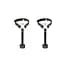 Пара браслетов на запястье и палец Bijoux Indiscrets MAZE Hand Bracelet Harness Black Bijoux Indiscrets B0240; SO2679 95319 - миниатюра 1