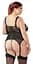 Корсет Cottelli Curves XXXXL (черный) - миниатюра 17