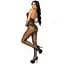 Leg Avenue RhinestOne Lace and Net Bodystocking OS Black - мініатюра 5