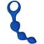 Анальные шарики Alive Triball Blue силикон 2 см - миниатюра 1