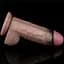 Фалоімітатор Dual-Layered Silicone Nature Cock 9.5'' 24.6 см (коричневий) - мініатюра 4