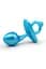 Анальна пробка B-Vibe Bulb Plug 10.7 см (блакитний) - мініатюра 5