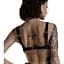 Ліф з натуральної шкіри Feral Feelings - Bikini Top Black - мініатюра 3
